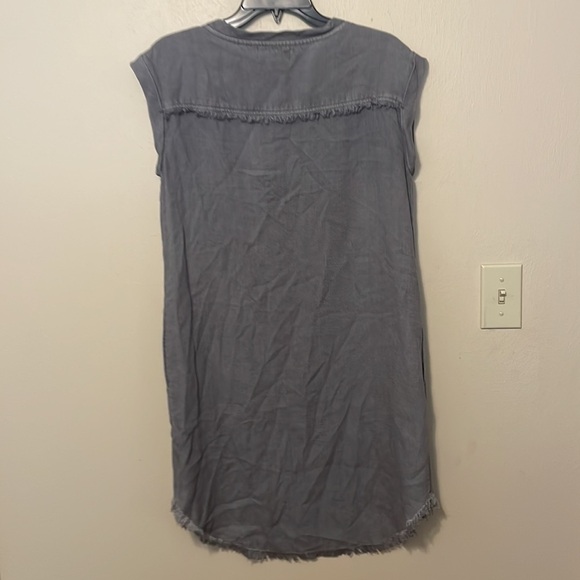 Anthropologie Hi-Lo Grey Dress Cloth & Stone Size XS - Picture 9 of 11